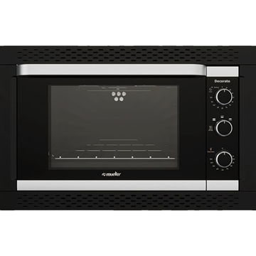 Imagen de Horno empotrar MUELLER DECORATO NEGRO 601121006 610000880