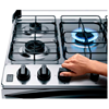 Imagen de Cocina a gas supergas WHIRPOOL Doble horno 5 h inox