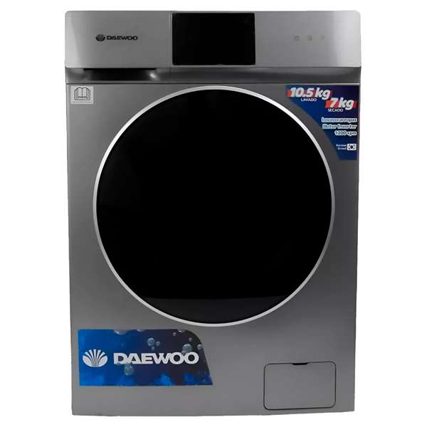 Imagen de Lavasecarropas Daewoo inverter touch 10k/7k DF107TIS