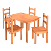 Imagen de Comedor madera 4 sillas MIEL ML-C GBSN 1 caja