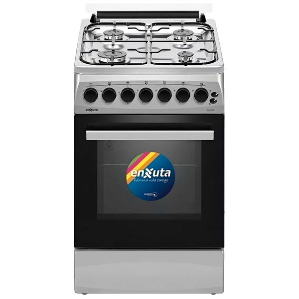 Imagen de Cocina combinada Enxuta 4h gas CENX5544 inox 50cms termocupla