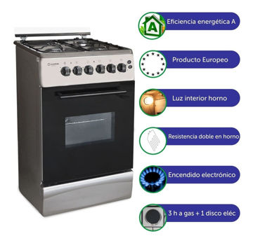 Imagen de Cocina combinada Eldom Florencia ULTRA 3g+1d