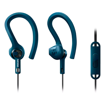 Imagen de Auriculares Philips Deportivos SHQ1405BL/00 negro