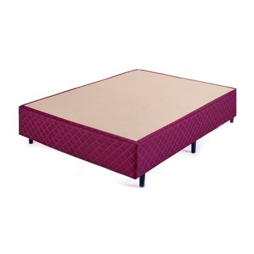 Imagen de Box Herval SUPREMO QUEEN desmontable 158*198*28 VINO