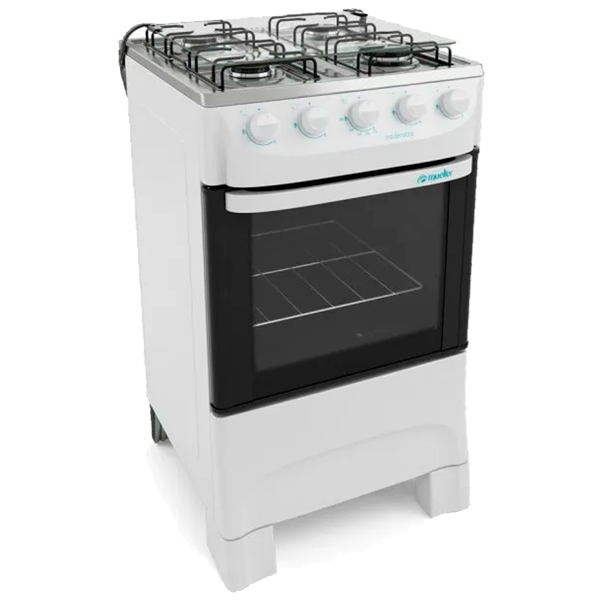 Imagen de Cocina a gas Mueller Moderato 4H BLANCA 610001701 610001800