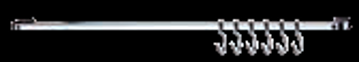 Imagen de Barra piatina 45cm c/6 ganchos onix FU2411OX