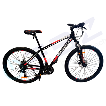 Imagen de Bicicleta OVERCROSS Mamba NEGRO/NARANJA 29" aleación 21 vel Shimano Tourney TZ