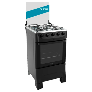Imagen de Cocina a gas supergas Tem 4H Mastercook NEGRA 610001657