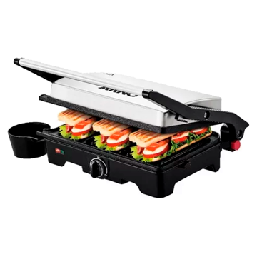 Imagen de Grill Arno doble inoxidable SW332DB1