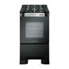 Imagen de Cocina a gas supergas Mueller DECORATO VETRO NEGRO 4h 610001545