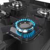 Imagen de Cocina a gas supergas Mueller HAMBURGO 4h 610001400 NEGRO