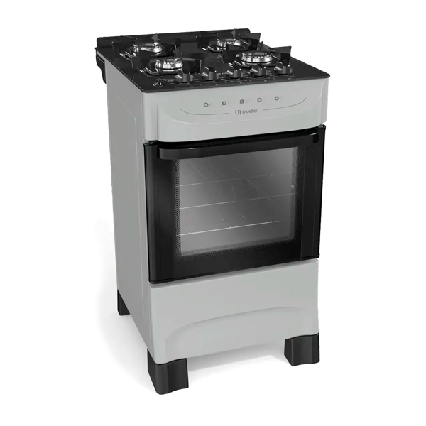 Imagen de Cocina a gas supergas Mueller HAMBURGO 4h 610001401 TITANIO