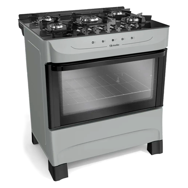 Imagen de Cocina a gas supergas Mueller HAMBURGO 5h 610001402 TITANIO